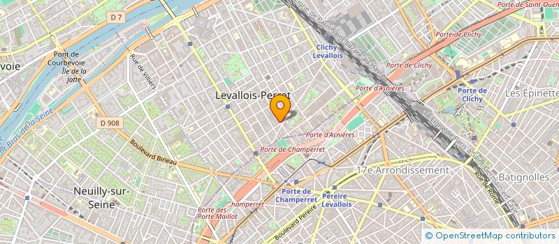 localisation de l'entreprise SOCIETE DIFFUSION SPORTWEAR à LEVALLOIS PERRET