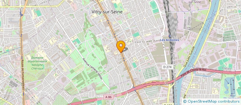 localisation de l'entreprise SOCIETE DIFUUSION BOISSONNADE MAURICE à VITRY-SUR-SEINE