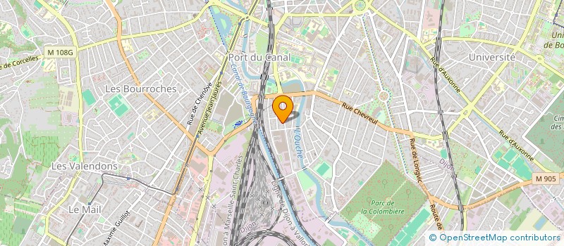 localisation de l'entreprise SOCIETE DIJONNAISE D'AIDE A LA PERSONNE 21 EN ABREGE S.D.A.P 21 à DIJON