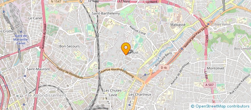 localisation de l'entreprise SOCIETE DINI VENTIL à MARSEILLE