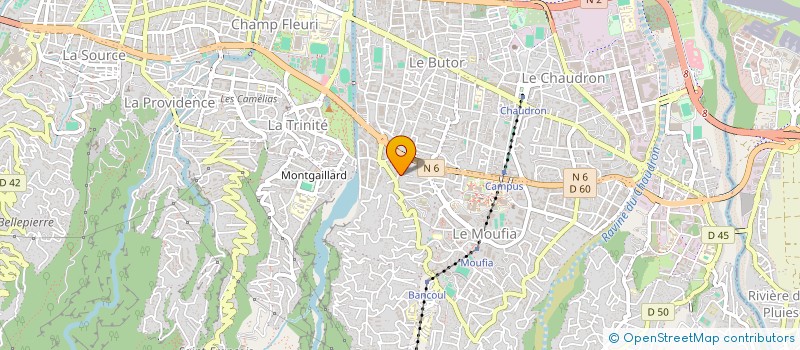 localisation de l'entreprise SOCIETE DIONYSIENNE D'AMENAGEMENT ET DE CONSTRUCTION  SAINT-DENIS