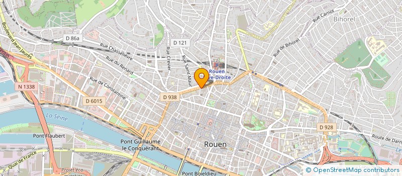 localisation de l'entreprise SOCIETE DISTRIBUTION ALIMENTAIRE à ROUEN