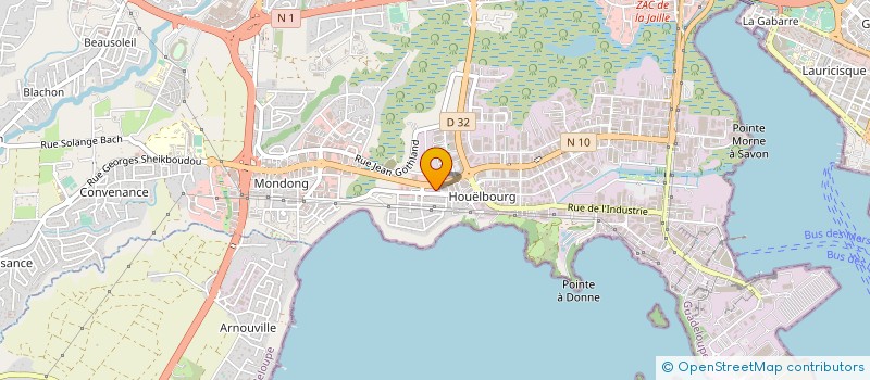 localisation de l'entreprise SOCIETE DISTRIBUTION ALIMENTAIRE NOUY à BAIE-MAHAULT