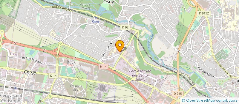 localisation de l'entreprise SOCIETE DISTRIBUTION CABLAGE à OSNY