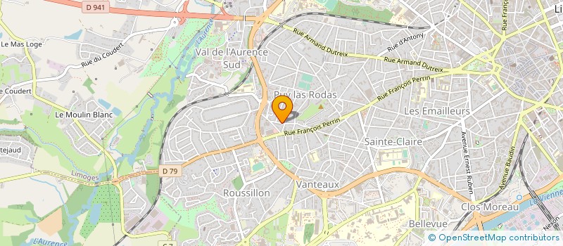 localisation de l'entreprise SOCIETE DISTRIBUTION CHALEUR LIMOGES à LIMOGES