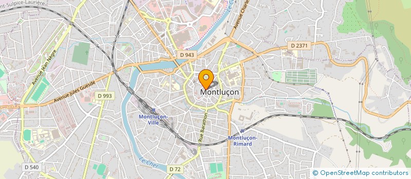 localisation de l'entreprise SOCIETE DISTRIBUTION DE PIZZAS à MONTLUCON