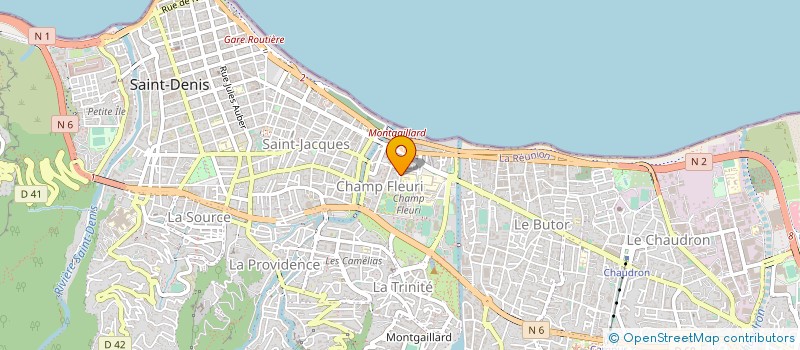 localisation de l'entreprise SOCIETE DISTRIBUTION DU SUD à SAINT-DENIS