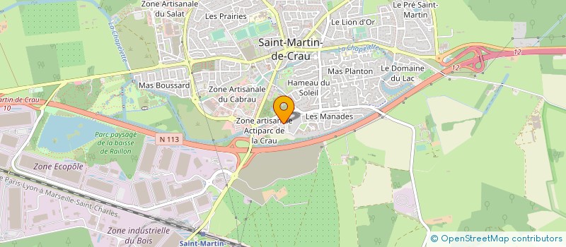 localisation de l'entreprise SOCIETE DISTRIBUTION LAVAGE MEDICAL  SAINT-MARTIN-DE-CRAU
