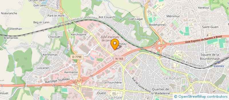 localisation de l'entreprise SOCIETE DISTRIBUTION MATERIELS TECHNIQUES à VANNES