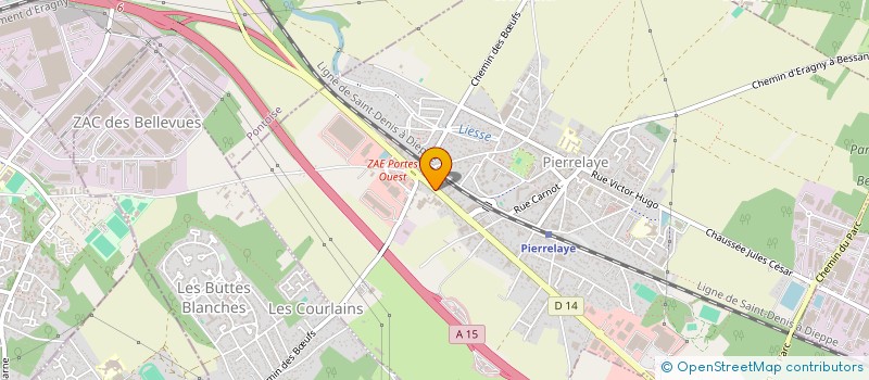 localisation de l'entreprise SOCIETE DISTRIBUTION VIANDES à PIERRELAYE