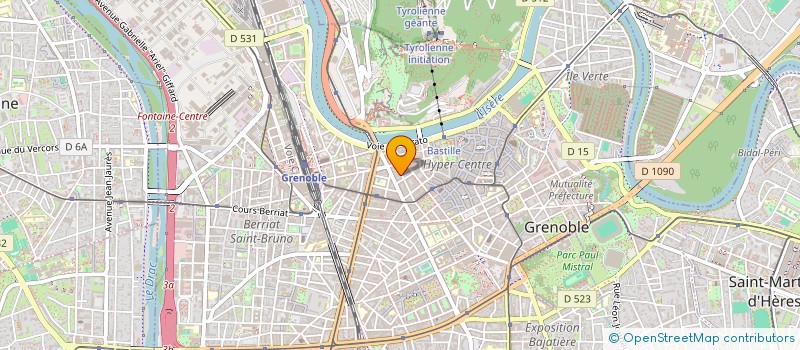 localisation de l'entreprise SOCIETE DISTRILOISIRS à GRENOBLE