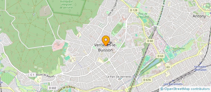 localisation de l'entreprise SOCIETE DIVOC à VERRIERES-LE-BUISSON
