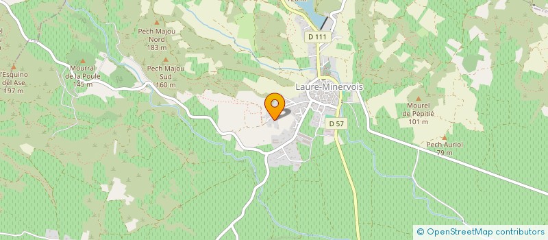 localisation de l'entreprise SOCIETE DOMAINE DE GAZEL  LAURE-MINERVOIS