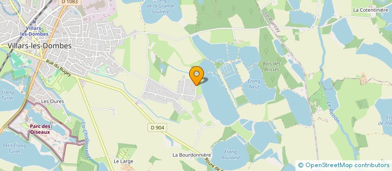 localisation de l'entreprise SOCIETE DOMBISTE EDITIONS ET DIFFUSIONS à VILLARS-LES-DOMBES