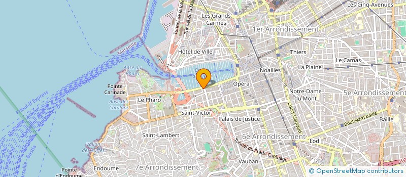 localisation de l'entreprise SOCIETE DOMINIQUE BEUCHAT à MARSEILLE
