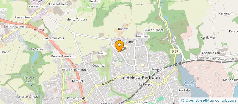 localisation de l'entreprise SOCIETE DOS SANTOS à LE RELECQ-KERHUON