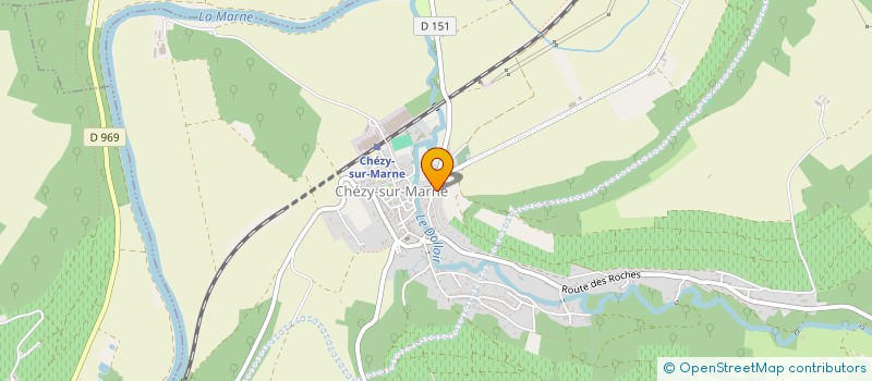 localisation de l'entreprise SOCIETE DRAPIER CONSTRUCTION à CHEZY-SUR-MARNE