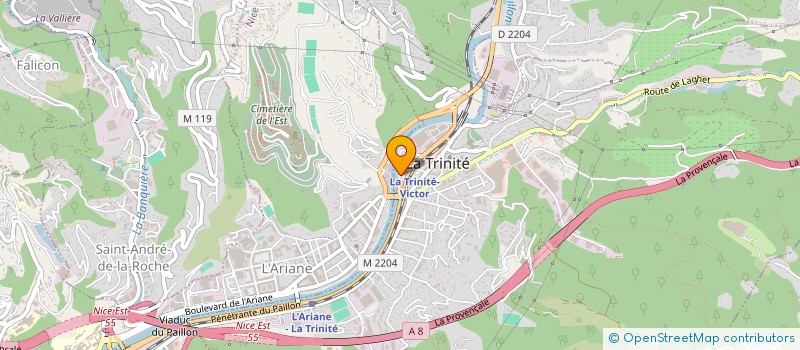 localisation de l'entreprise SOCIETE DRAPOISE DE TRAITEMENTS DE SURFACES SDTS à LA TRINITE