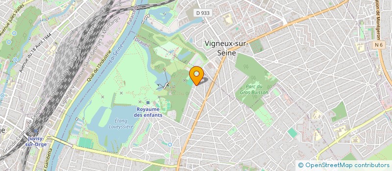 localisation de l'entreprise SOCIETE DRAVEILLOISE DE TERRASSEMENT ET DE DEMOLITION S D T D à DRAVEIL