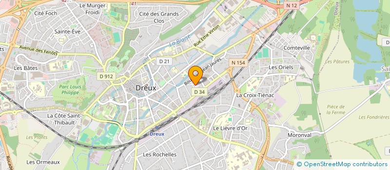 localisation de l'entreprise SOCIETE DROUAISE DE BETAIL ET DE VIANDE à DREUX