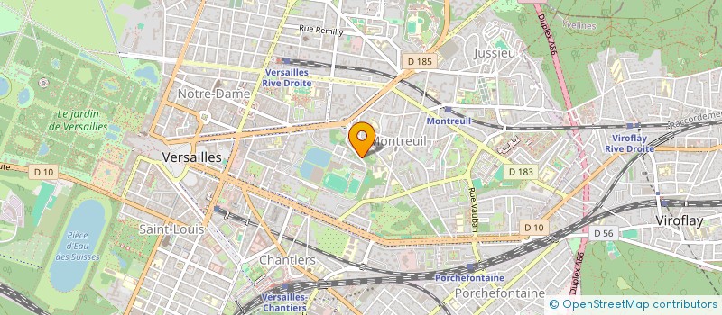 localisation de l'entreprise SOCIETE DU 13 TER RUE JACQUES BOYCEAU à VERSAILLES