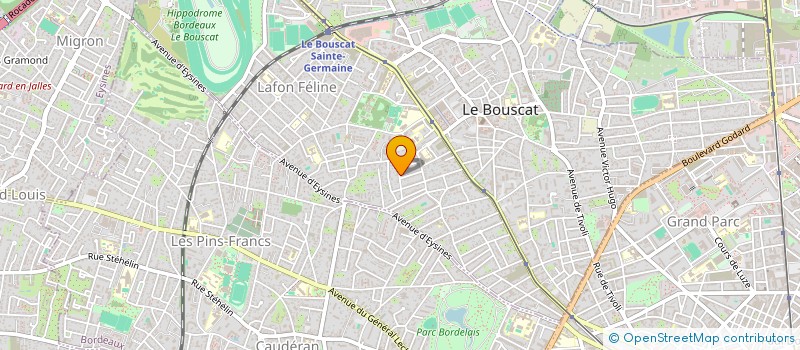 localisation de l'entreprise SOCIETE DU 158 RUE MALBEC à LE BOUSCAT