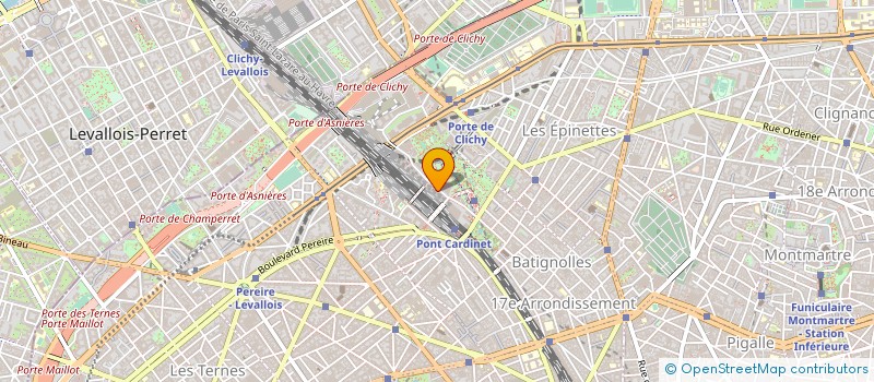 localisation de l'entreprise SOCIETE DU 18B AV CORNEAU A CHARLEVILLE à PARIS
