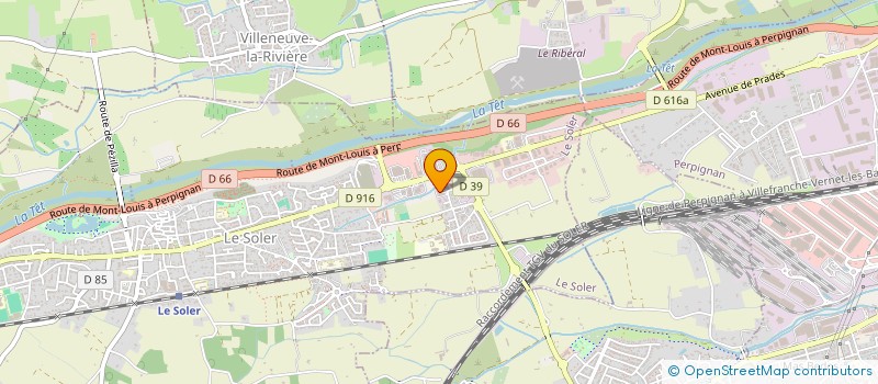 localisation de l'entreprise SOCIETE DU 4 RUE DE BARCELONE  LE SOLER