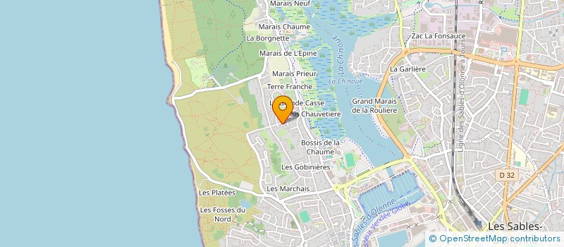 localisation de l'entreprise SOCIETE DU 59 AVENUE SCHEFFER à LES SABLES D'OLONNE