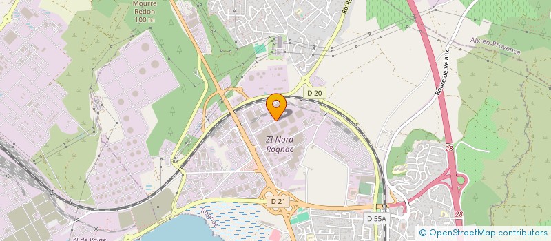 localisation de l'entreprise SOCIETE DU 8 AVENUE PIERRE ET MARIE CURIE  ROGNAC