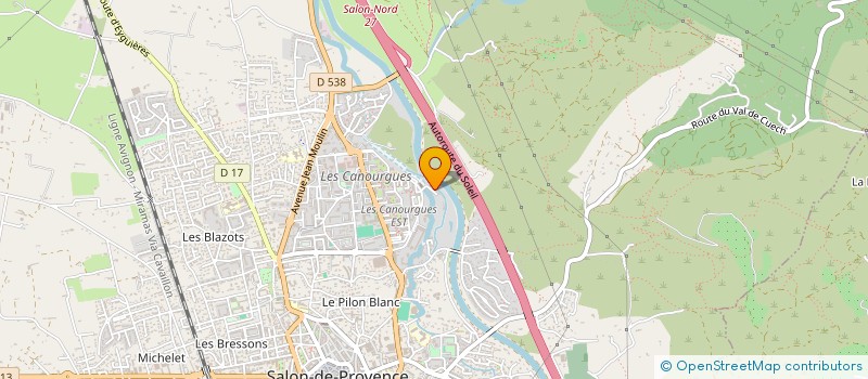 localisation de l'entreprise SOCIETE DU BAR DES CANOURGUES à SALON-DE-PROVENCE