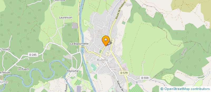 localisation de l'entreprise SOCIETE DU BATIMENT DU VIVARAIS à RUOMS
