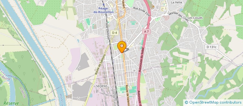 localisation de l'entreprise SOCIETE DU BATIMENT FLAMME ENERGIE - SBFE  ROUSSILLON