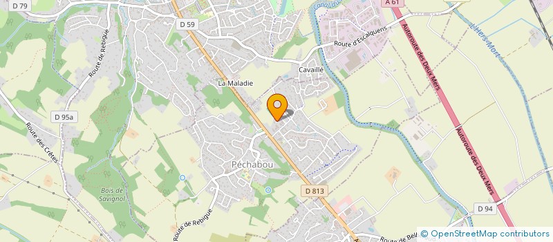 localisation de l'entreprise SOCIETE DU BATIMENT MIDI TOULOUSAIN à PECHABOU