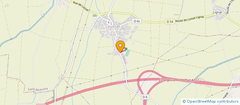 localisation de l'entreprise SOCIETE DU BATIMENT TOURETTE DEMAS à LUSSAT