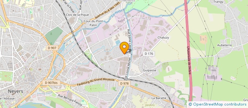 localisation de l'entreprise SOCIETE DU BELIER à NEVERS
