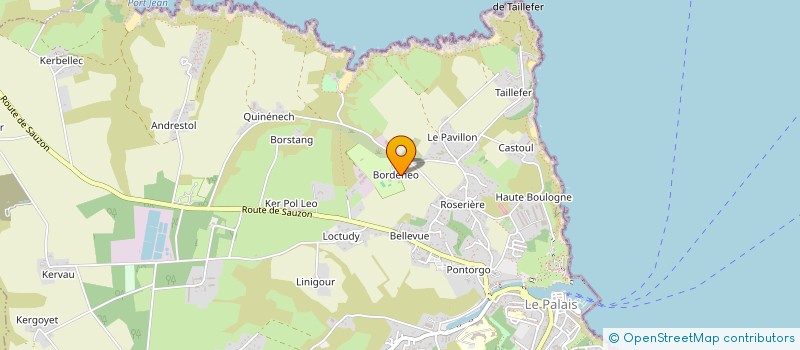 localisation de l'entreprise SOCIETE DU BORDENEO à LE PALAIS
