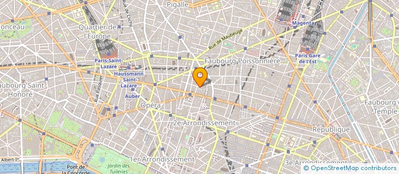 localisation de l'entreprise SOCIETE DU CABINET DOUCERAIN  PARIS