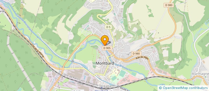 localisation de l'entreprise SOCIETE DU CENTRE AQUATIQUE MONTBARD - AMPHITRITE à MONTBARD