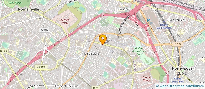 localisation de l'entreprise SOCIETE DU CHANTIER DE L'AMI PIERRE à MONTREUIL