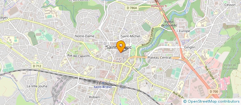 localisation de l'entreprise SOCIETE DU CHAPITRE à SAINT-BRIEUC