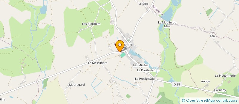 localisation de l'entreprise SOCIETE DU CHATEAU DE PALLUAU à PALLUAU-SUR-INDRE
