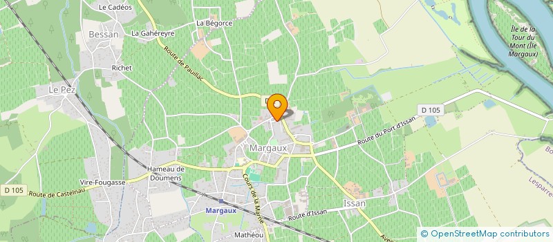 localisation de l'entreprise SOCIETE DU CHATEAU FERRIERE à MARGAUX-CANTENAC
