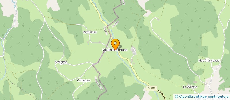 localisation de l'entreprise SOCIETE DU CHATEAU FORT  BEL-AIR-VAL-D'ANCE