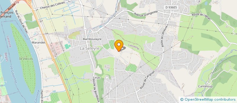 localisation de l'entreprise SOCIETE DU CHATEAU MALHERBES  LATRESNE