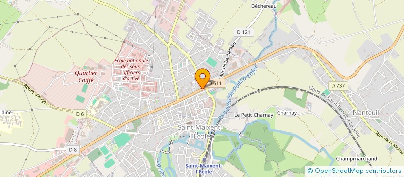 localisation de l'entreprise SOCIETE DU CHEVAL BLANC à SAINT-MAIXENT-L'ECOLE