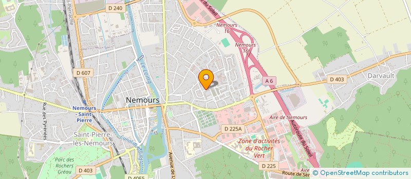 localisation de l'entreprise SOCIETE DU CLOS SAINT MARTIN  NEMOURS