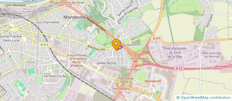 localisation de l'entreprise SOCIETE DU COLISEE à MONDEVILLE