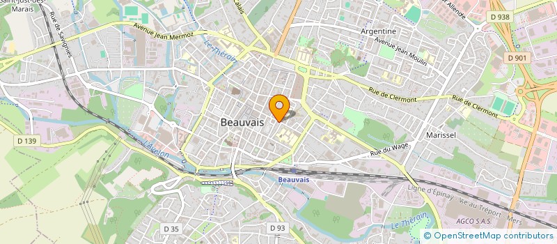 localisation de l'entreprise SOCIETE DU COMBLE FRANCAIS à BEAUVAIS