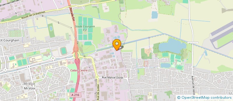 localisation de l'entreprise SOCIETE DU CREMATORIUM DU GRAND CALAIS  CALAIS